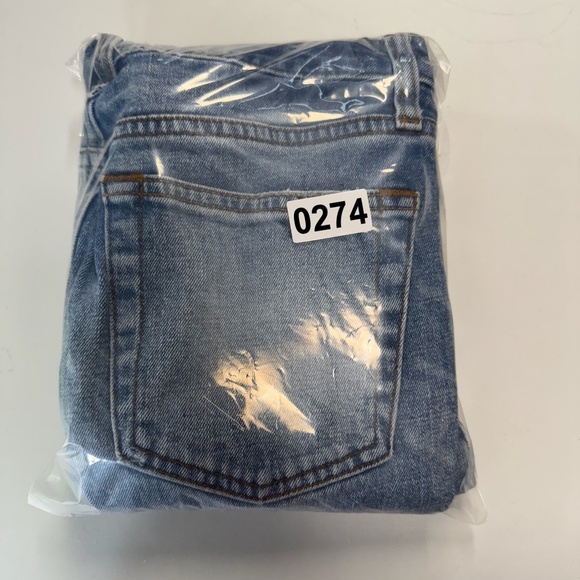 Abercrombie and Fitch Jeans Womens 26 Blue Simone High Rise Slim Straight - Picture 9 of 9